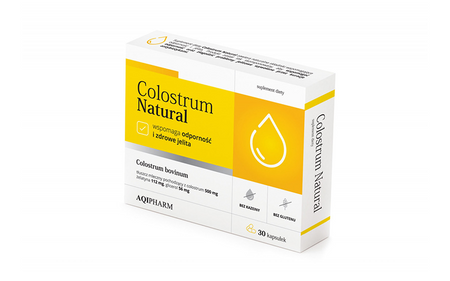 Colostrum Natural kapsułki, 30 szt., AQI PHARM