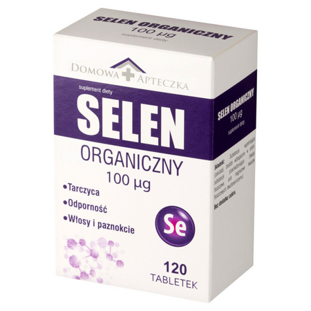 Selen Organiczny, 120 tabletek, Domowa Apteczka