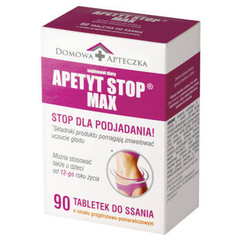 Apetyt Stop Max, 90 tabletek do ssania, Domowa Apteczka