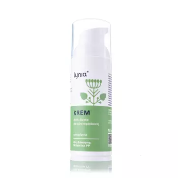 Krem Anti-Acne z azeloglicyną 4% 50ml, Lynia - DATA WAŻNOŚCI 06.11.2024