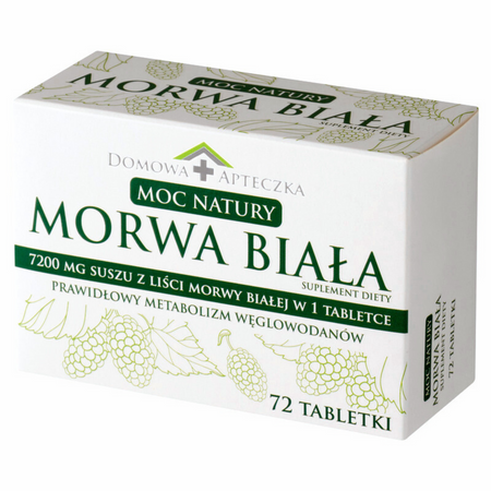 Morwa Biała Moc Natury, 72 tabletki, Domowa Apteczka