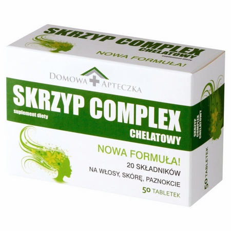 Skrzyp Complex Chelatowy, 50 tabletek, Domowa Apteczka