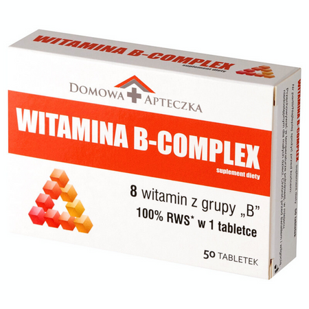 Witamina B Complex, 50 tabletek, Domowa Apteczka